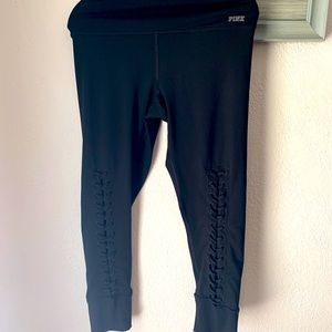 Victoria’s Secret PINK lace up leggings